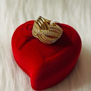 14k Gold laminated Women's Ring size 9